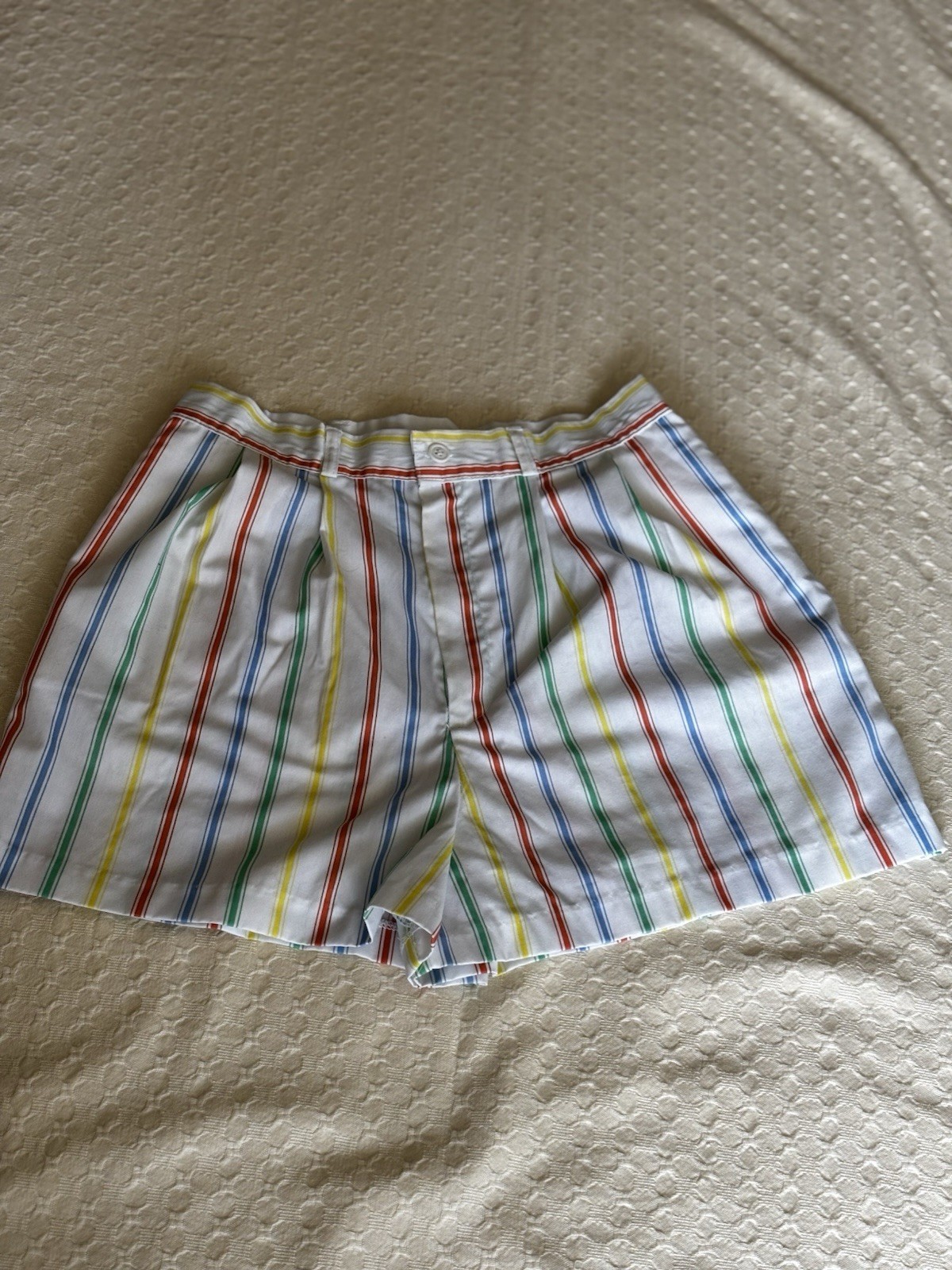 Vintage JC Penney Shorts 70’s 80’s Size 12/S Made In USA Striped Pockets