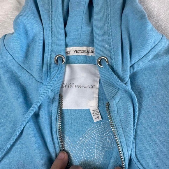 Victoria&rsquo;s Secret blue silver rhinestone graphic tracksuit set y2k vintage