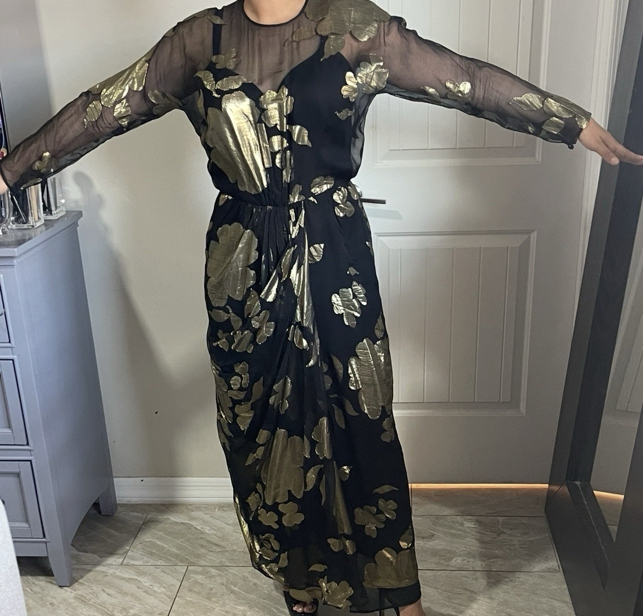 Vintage Oscar de La Renta Evening Gala Dress Size 12