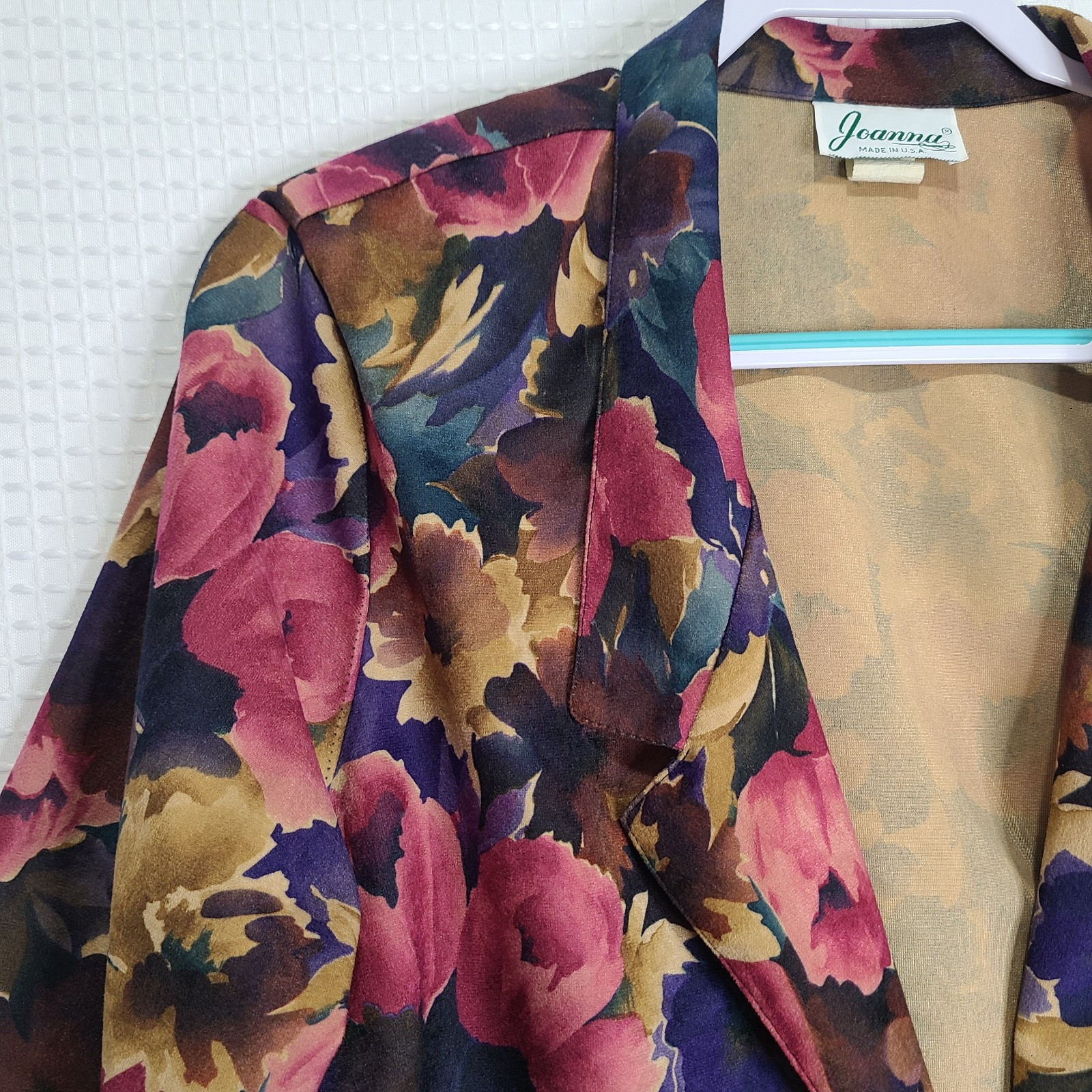 Vintage Joanna Floral Single Button Blazer Jacket Size Women’s Size Medium