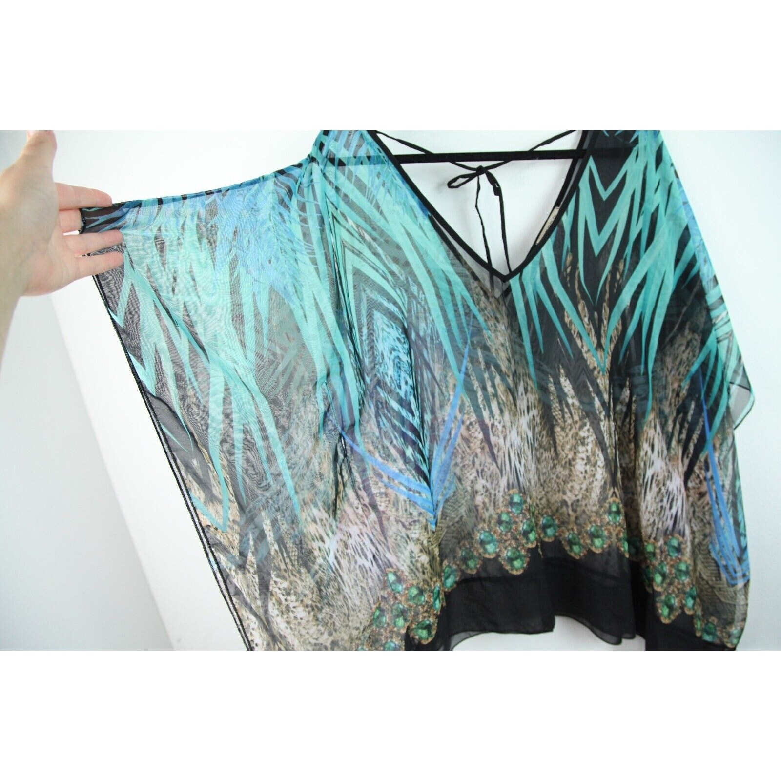 Vintage Small Top Sheer Going Out Y2K Girlie Resort Fairy Ethereal Resort Glam