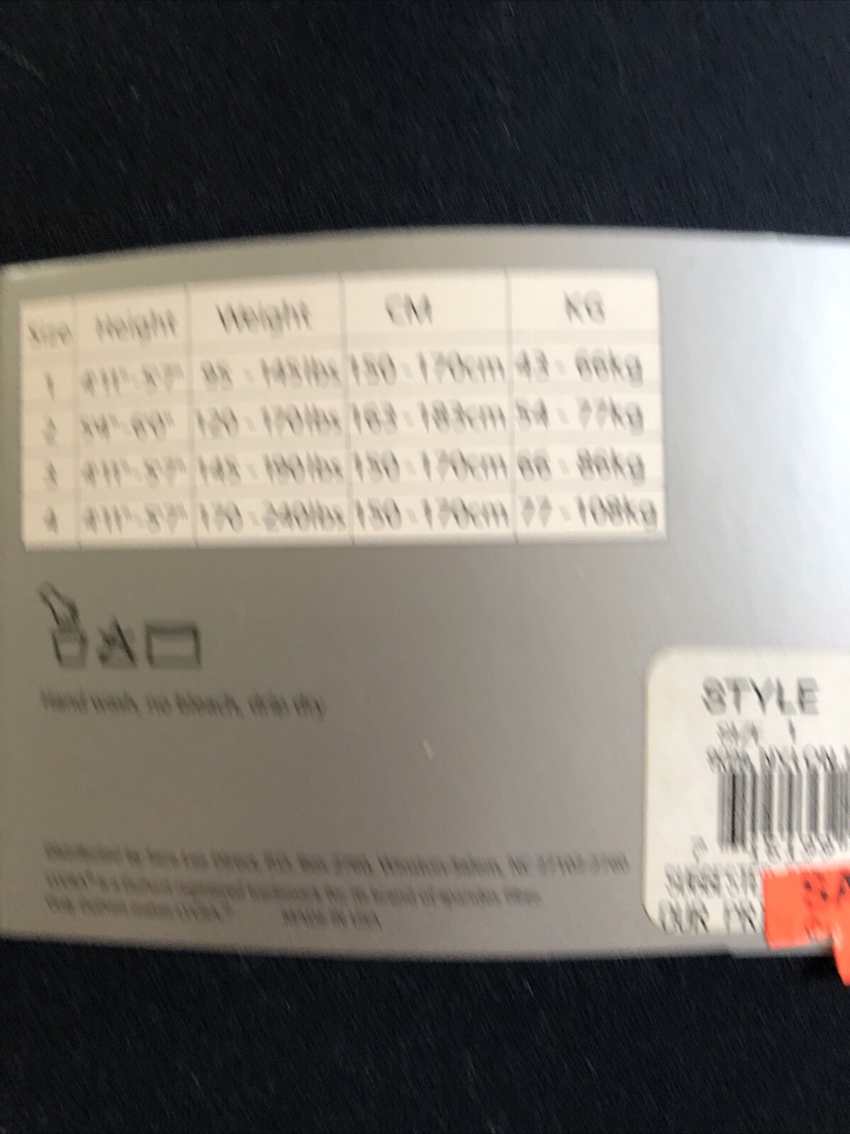 Vtg NWT 1990s TOZ Opaque Microsuede Microfiber Tights Size 1 Navy USA