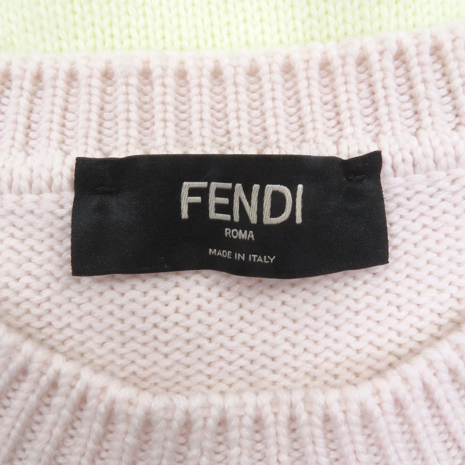 Fendi FF Logo Zucca Pattern Wool Sweater – DUTY FREE