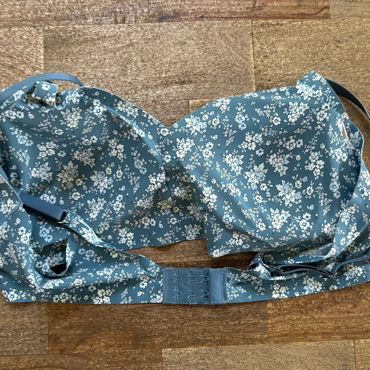 Lucky Brand Womens Wireless Multi Color Floral Print Bra Size XL