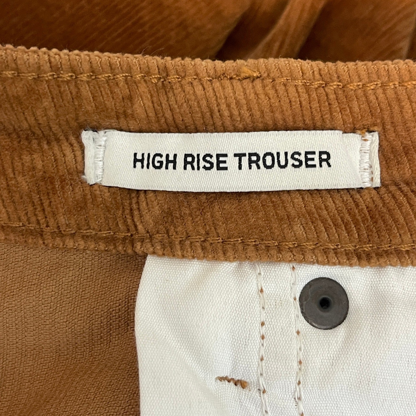 Wrangler RETRO Corduroy BOOT CUT Pants Womens 32×34 Flare High Rise Brown