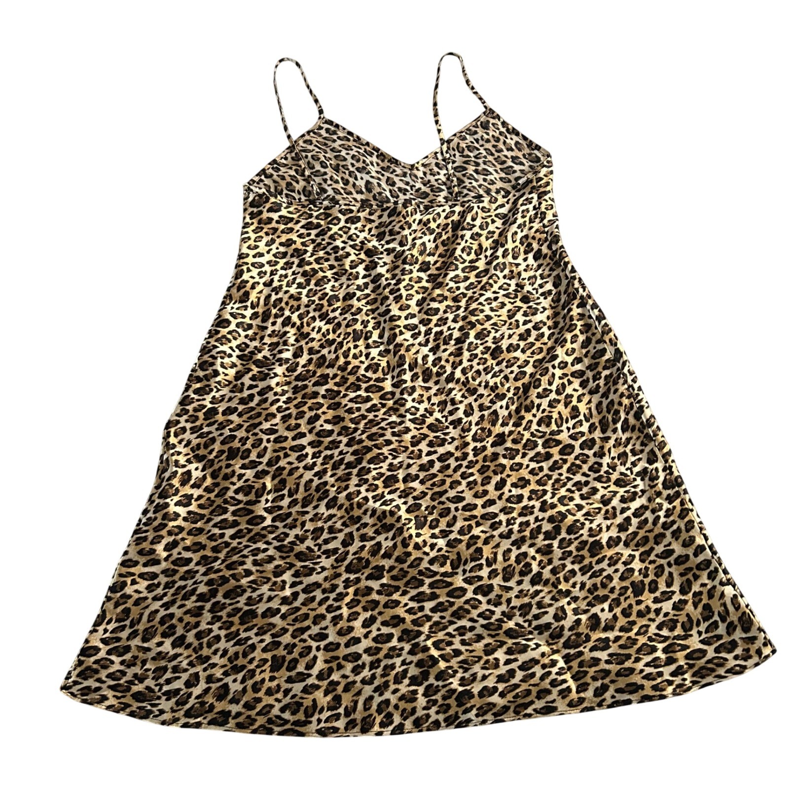 Vintage Gilligan O&rsquo;Malley Pajama Slip Womens Size Medium Leopard Pajamas Pjs