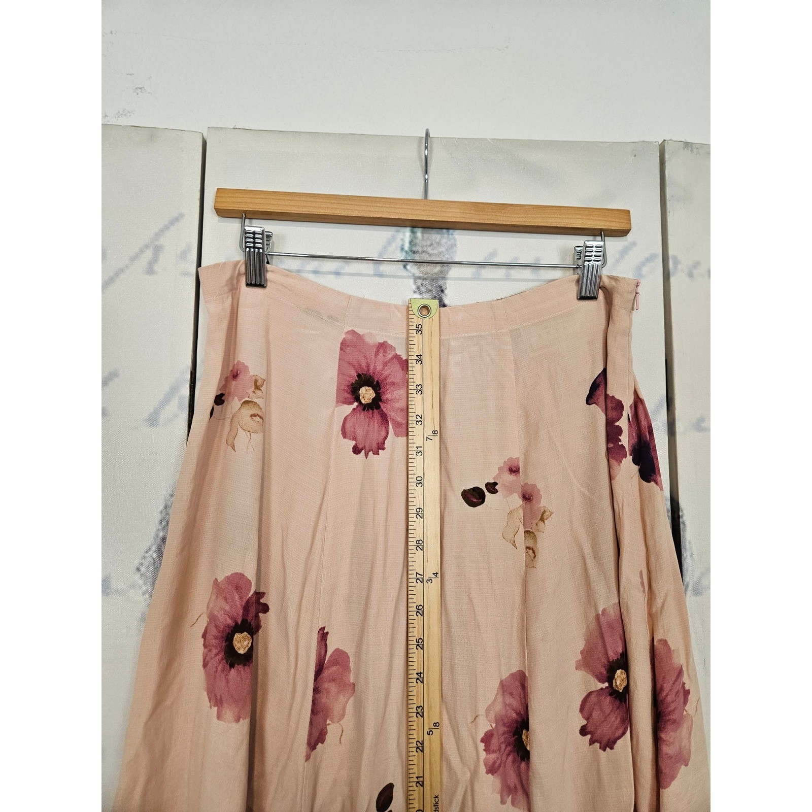 Compagnie Internationale Express Vintage 90s Floral Maxi Skirt Pink Large NWT