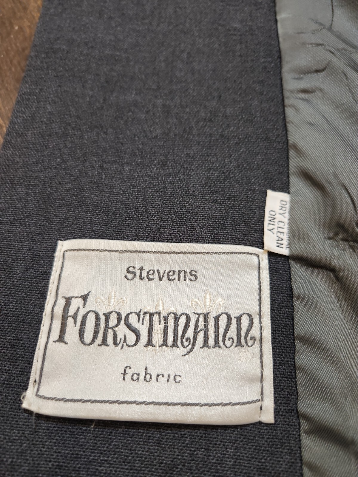 Vtg Stevens Forstmann Gray Fur Collar Coat Women&rsquo;s M/ L? ( 37&Prime; Bust)- no tag