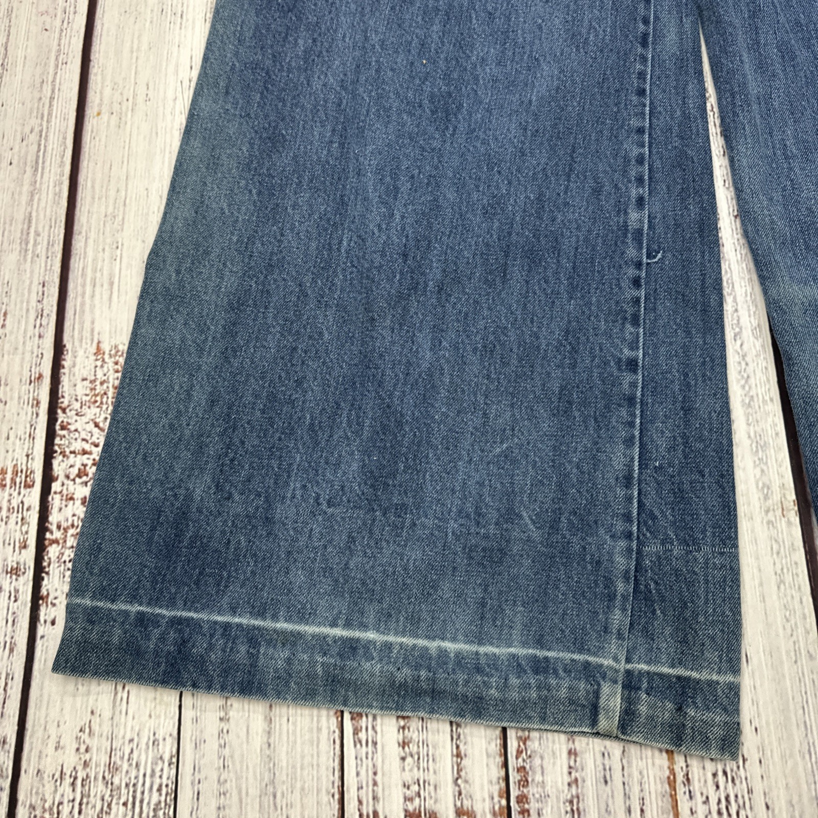 VTG 70’s Pentimento Bell Bottom Jeans Womens Sz 9(23×31) High Waist Stretch RARE