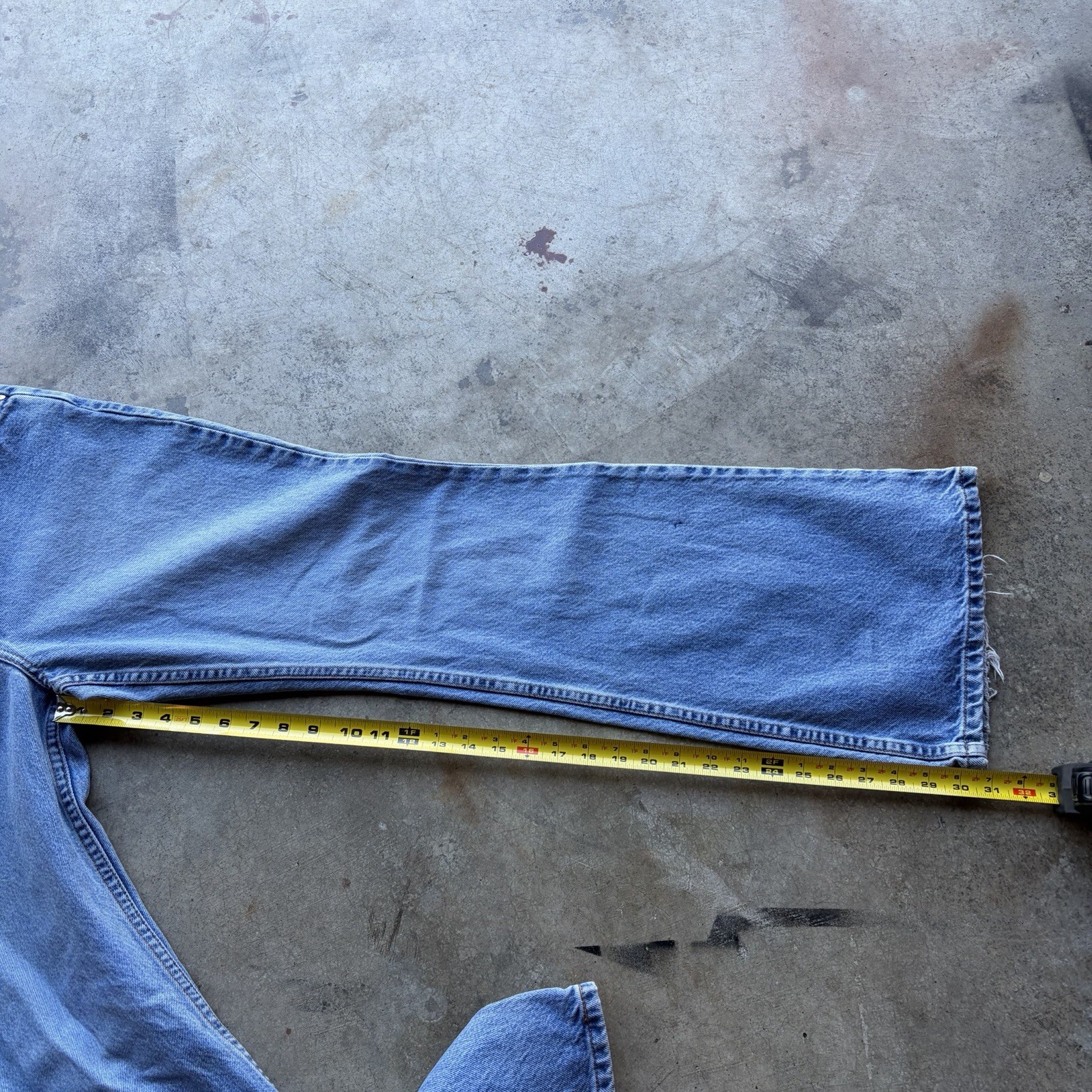 Vintage 90s Levi’s L2 Silver Tab Flare Jeans Sz 11 30×31