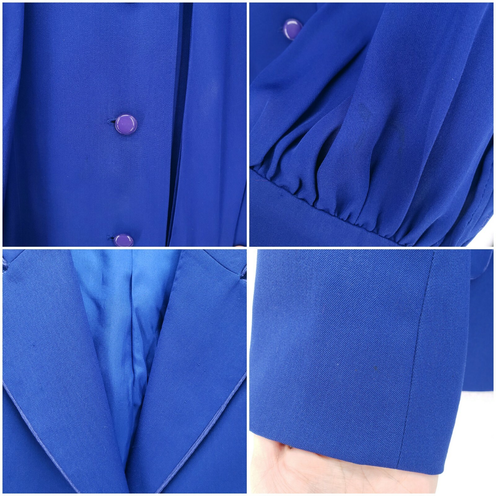 Vintage AKIRA 3-Piece Skirt Set Solid Blue Size Medium?
