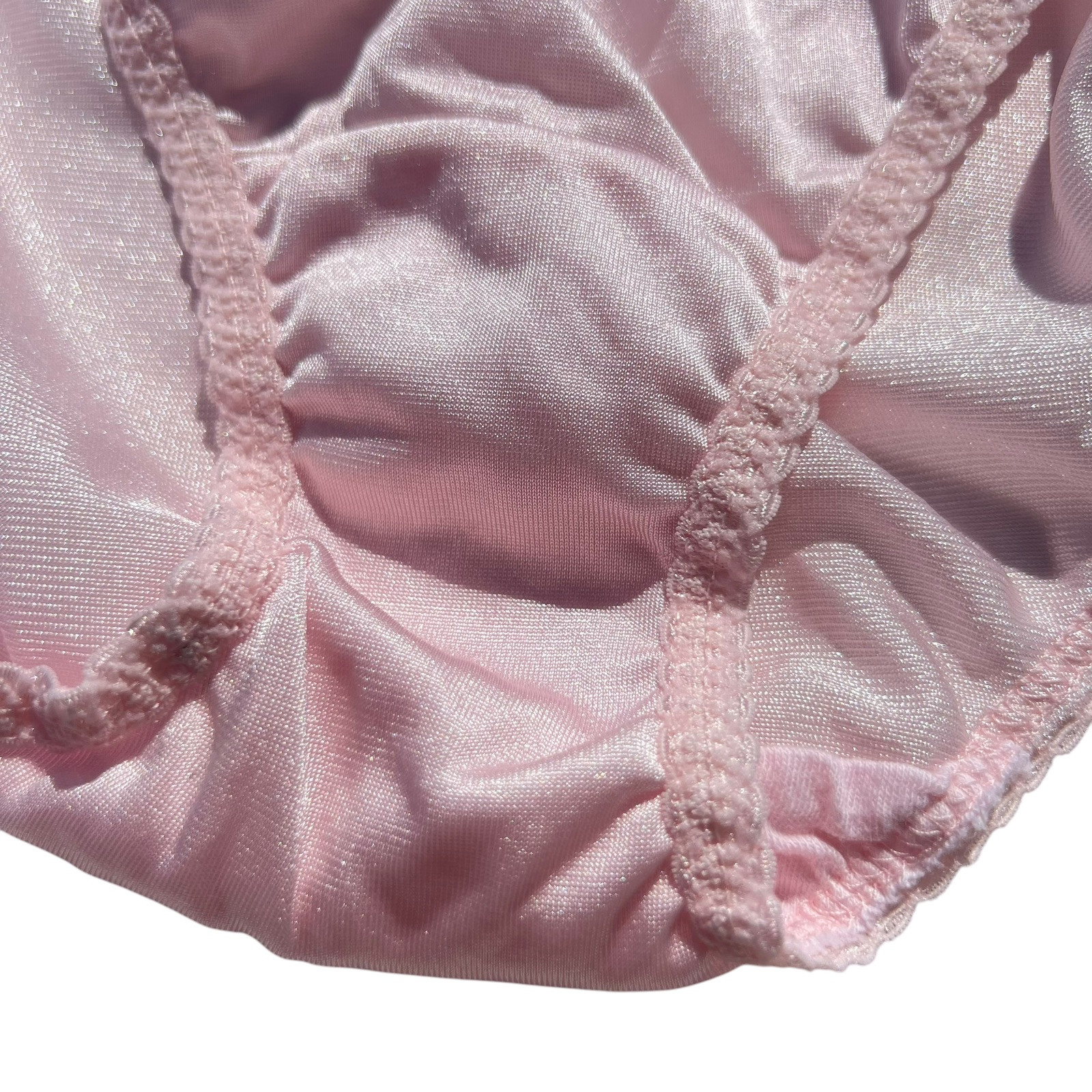 Vintage Fruit of The Loom Panties Nylon 8 Sheer Shiny Second Skin Silky Satin