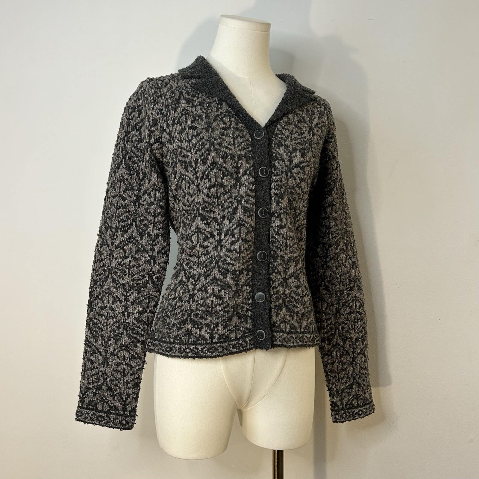 90s Chenille Wool Blend Sweater Phoebe Buffay Fairy Whimisgoth 40 Inch Bust