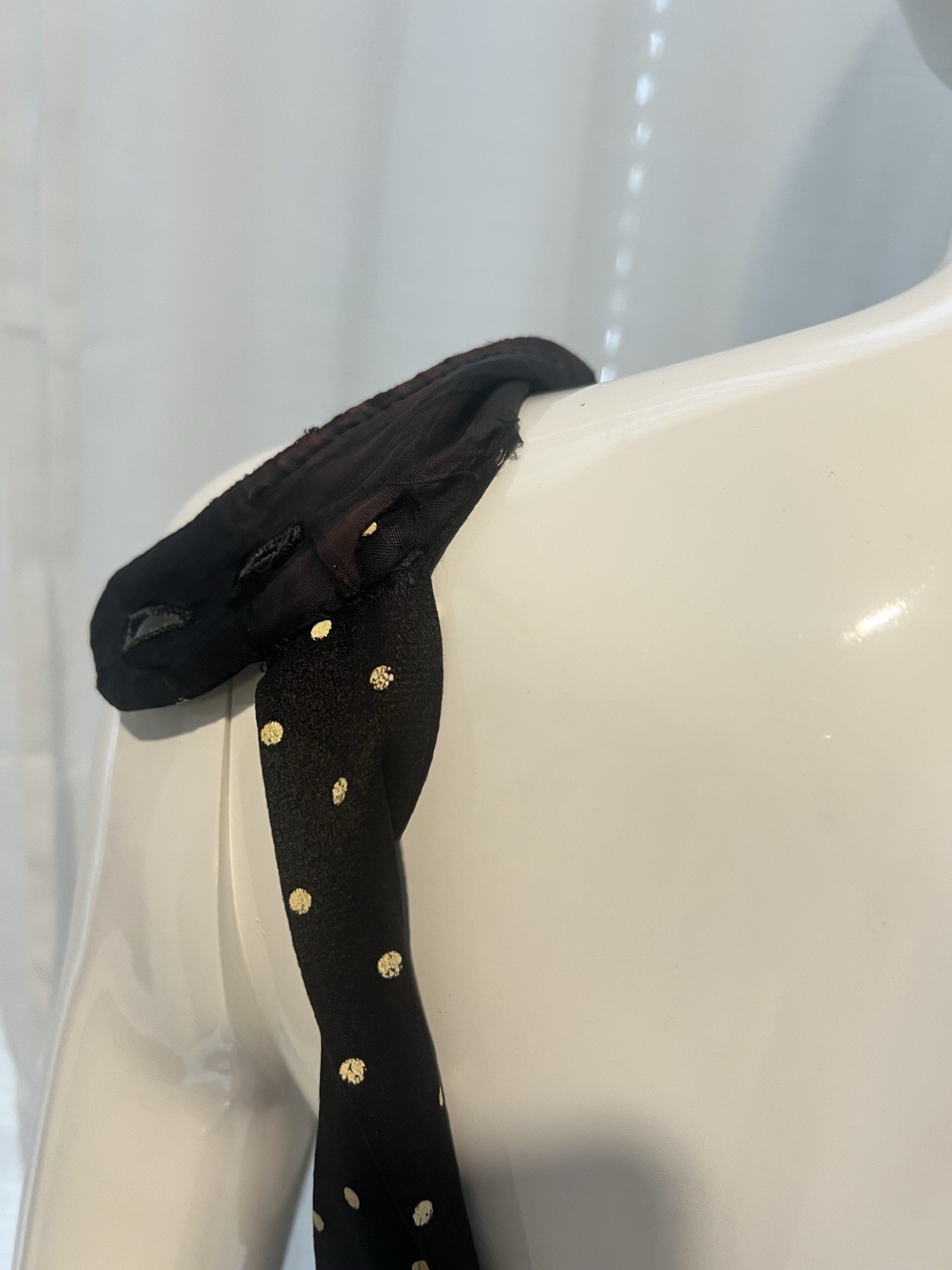 Young Edwardian Arpeja 60’s polka dot halter Neck Sexy back Dress