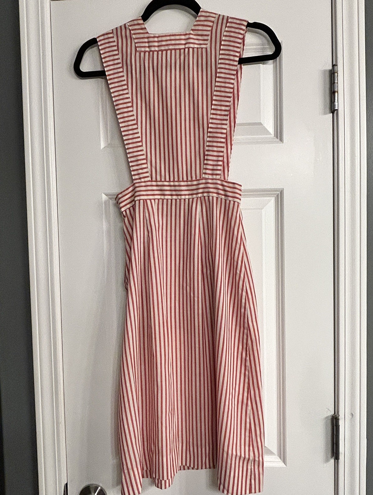 Vintage Candy Striper Uniform Apron Dress Size 6 X-Small Nurse USA FREE SHIPPING