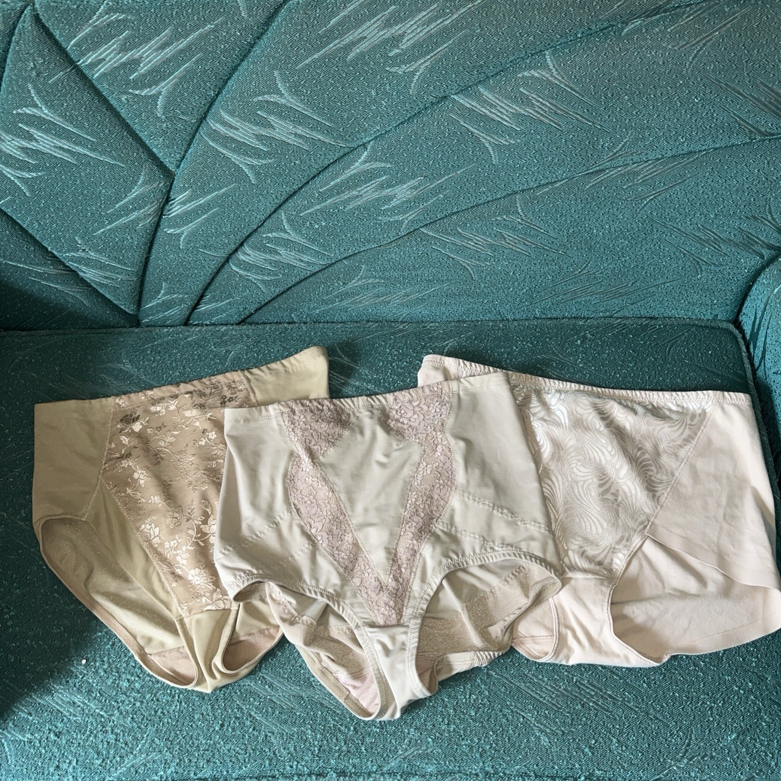 3 Vtg Shapewear Flexees Bali Plus Size 2XL Panties Shaper Briefs Second Skin