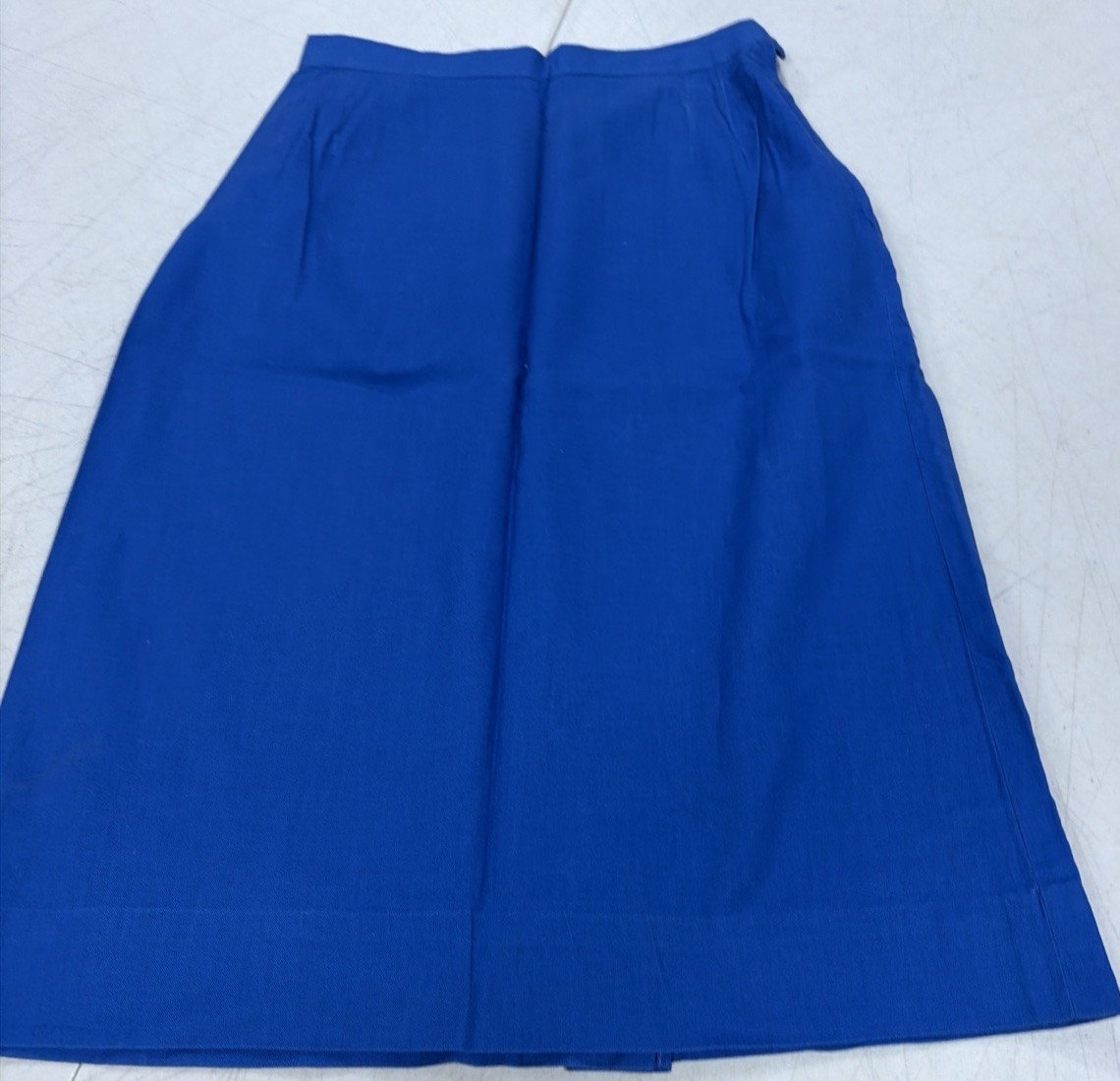 1950&rsquo;s Homemade Women&rsquo;s A-Line Knee Length Skirt Dk Blue Size Small