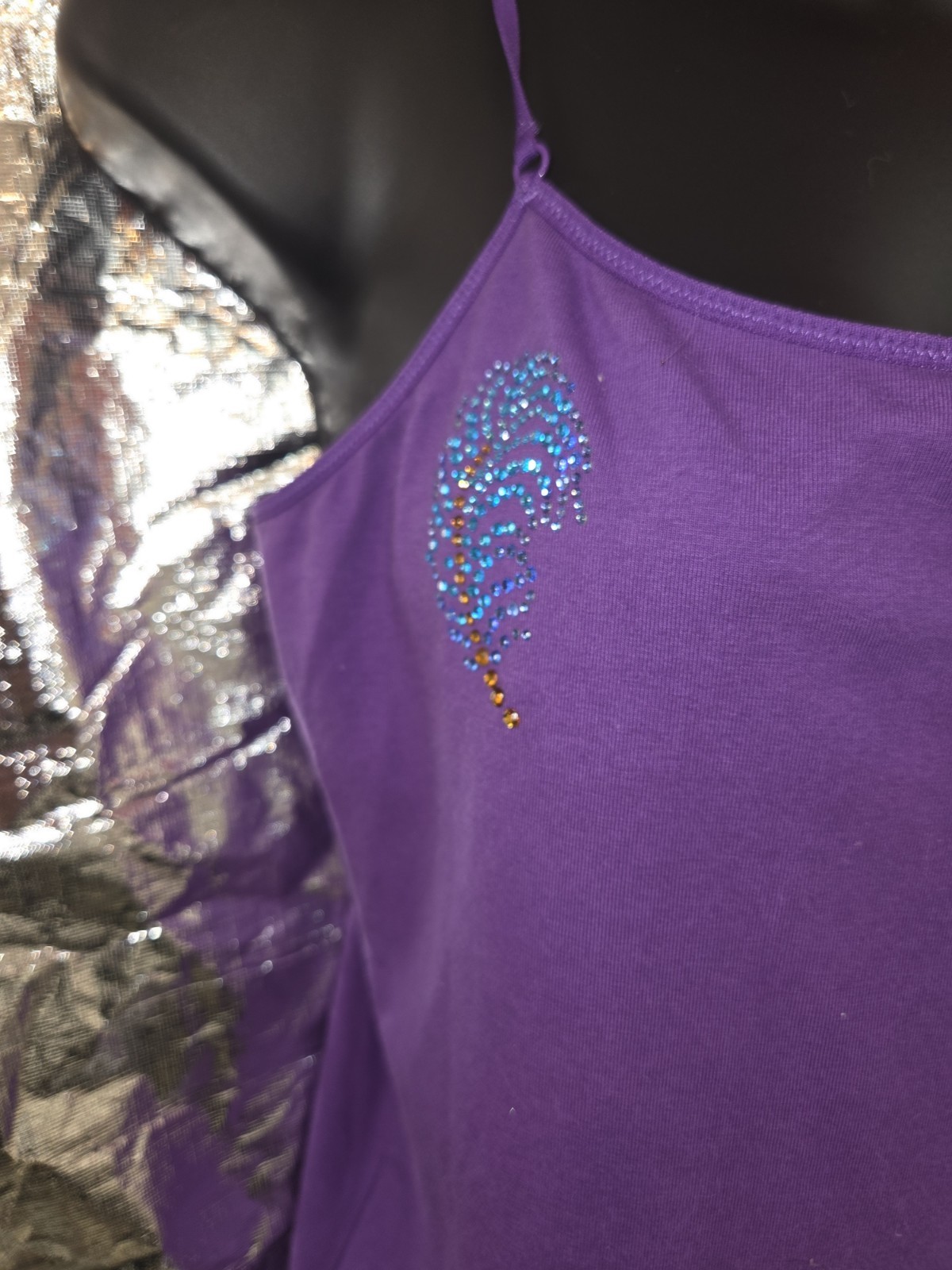 NEW Vintage Purple Victoria&rsquo;s Secret Cami Top Size Large July 2001