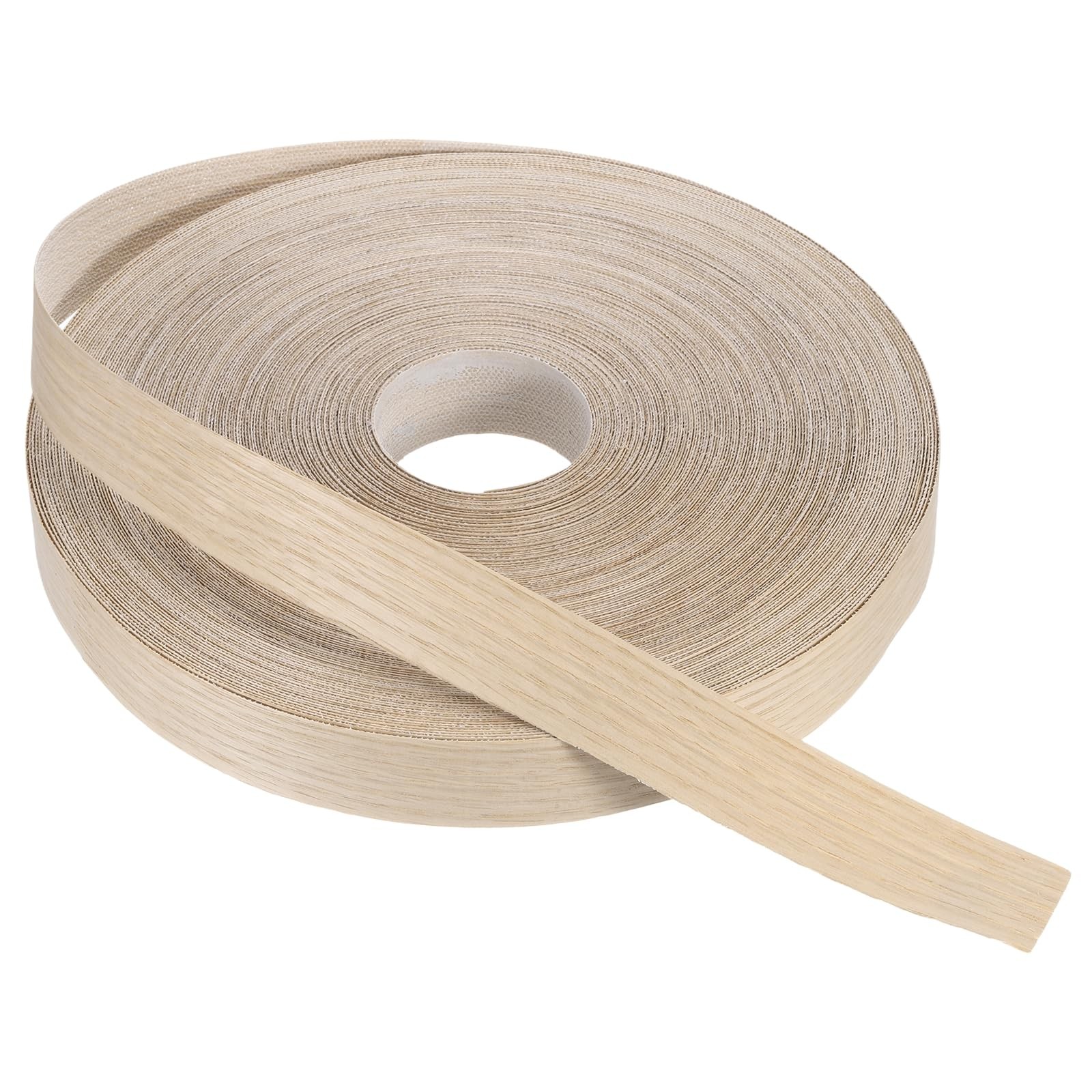 PATIKIL White Oak Edge Banding 1.5in x 250ft Wood Veneer Tape Pre-glued Furnitur