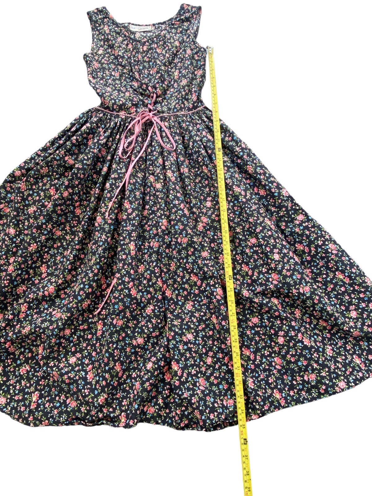 Gay Gibson Cottagecore Dress Corset Milk Maid Coquette Prairie XS-S? 60s 70s
