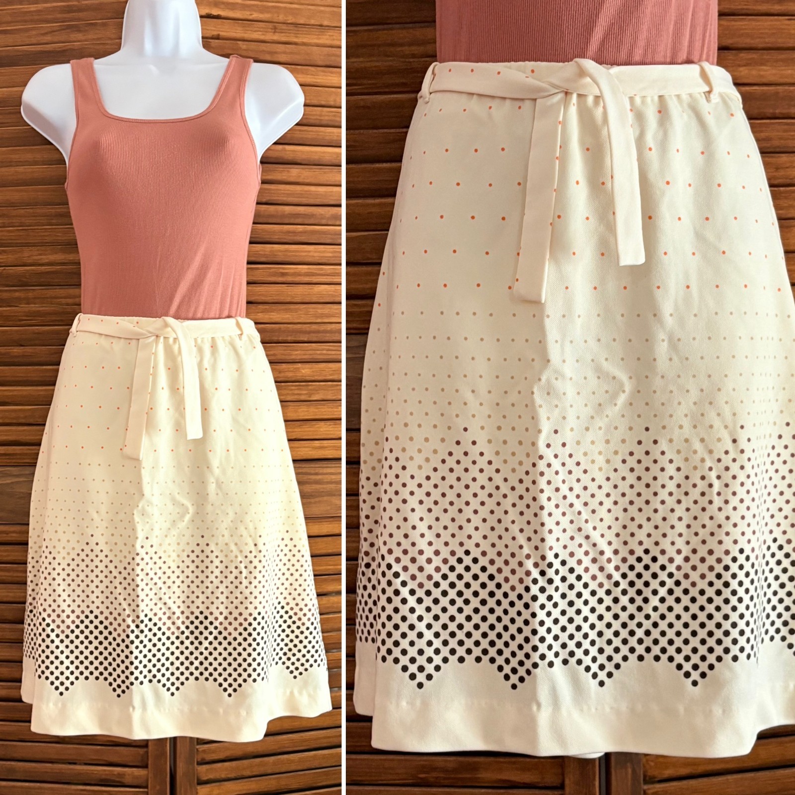 Vintage Elanie Benedict Tennis/Sports Skirt Size Large 1970&rsquo;s