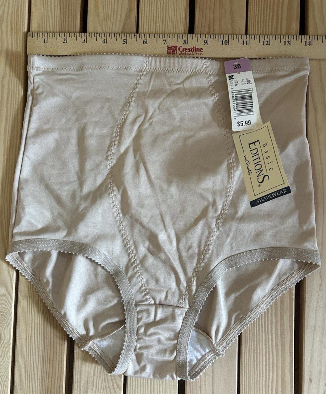 2 units of NOS K-Mart Basic Editions Intimates Shapewear panties sz 38