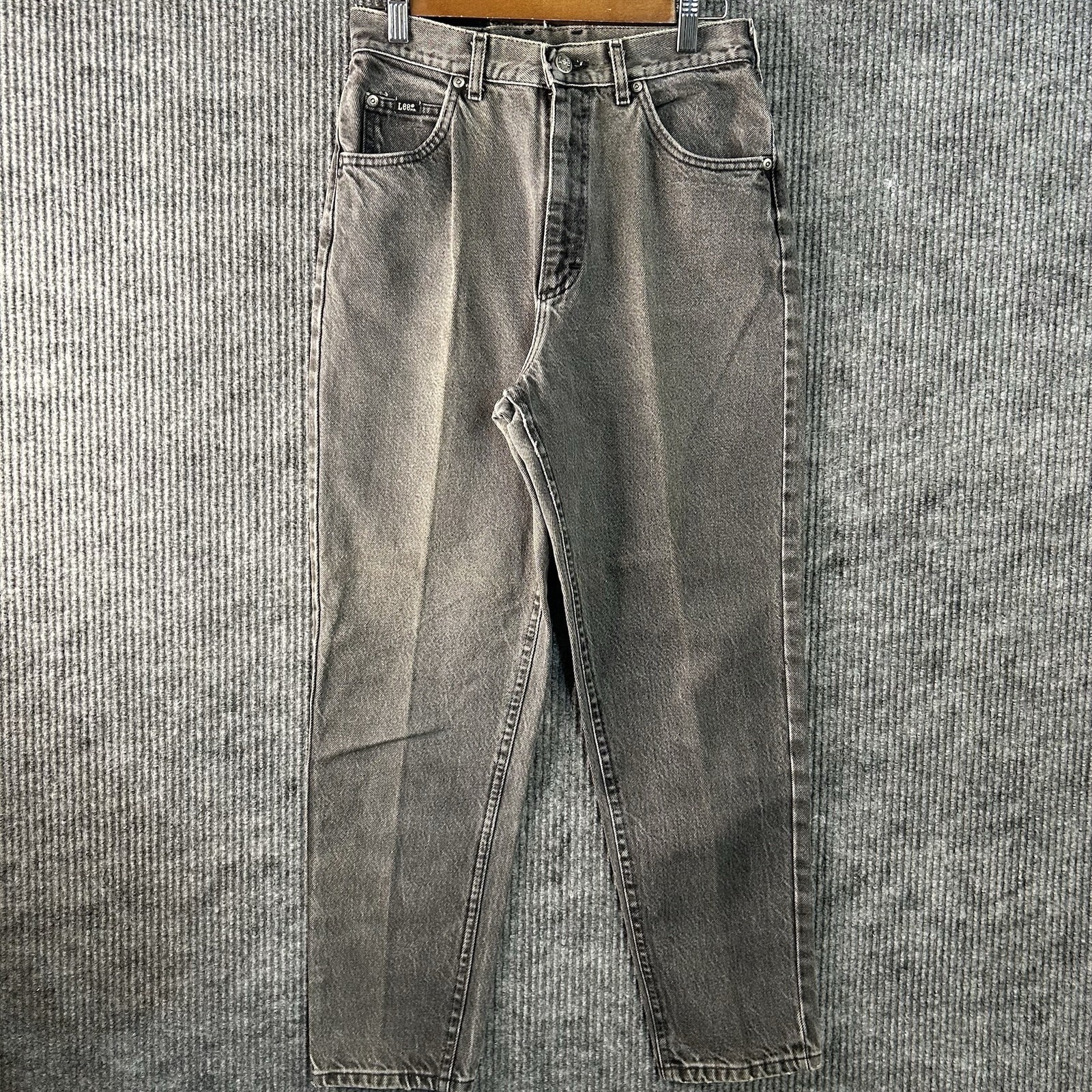 Vintage Lee Jeans Womens 10 Petite Black Made In USA