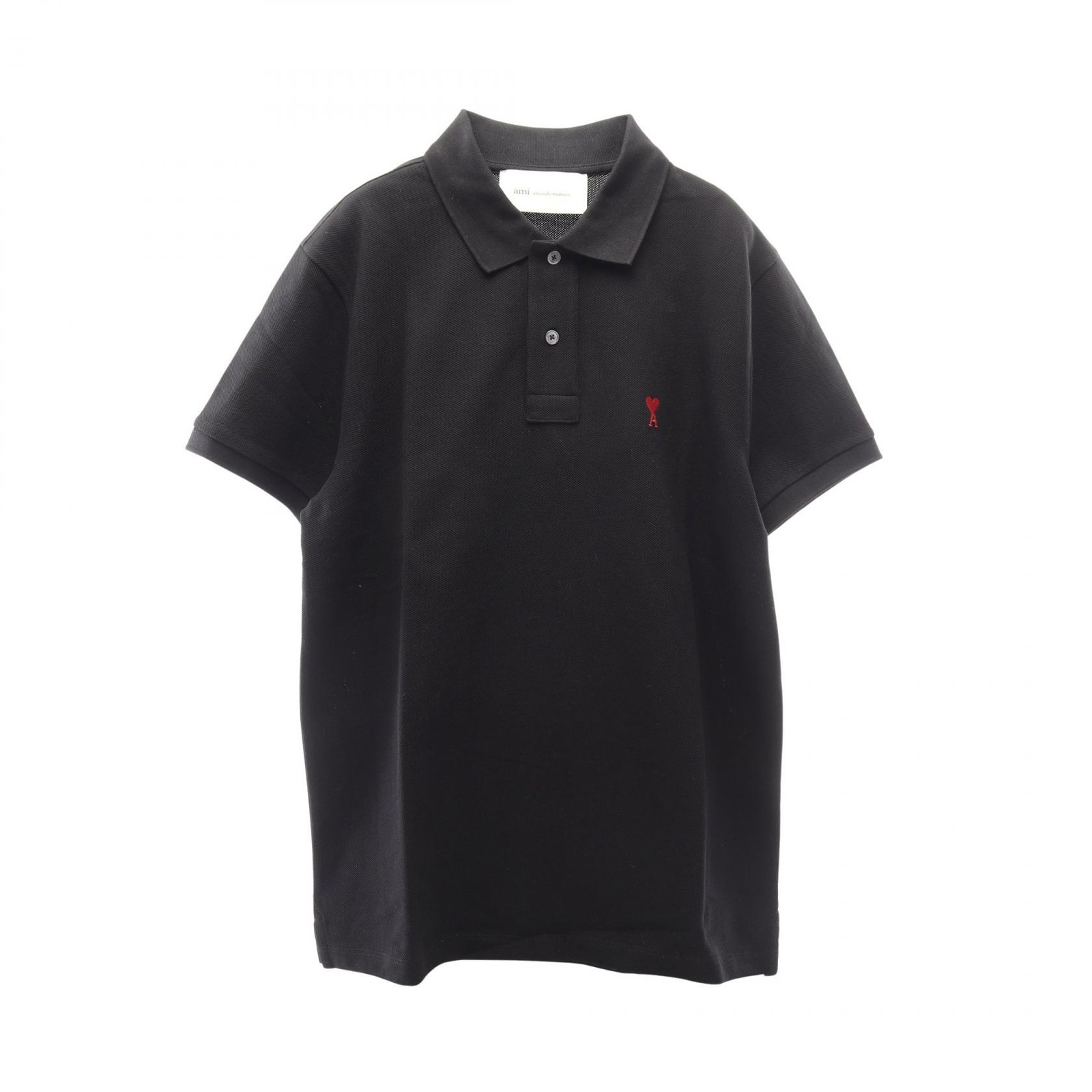 AMI Cotton Polo Shirt – DUTY FREE