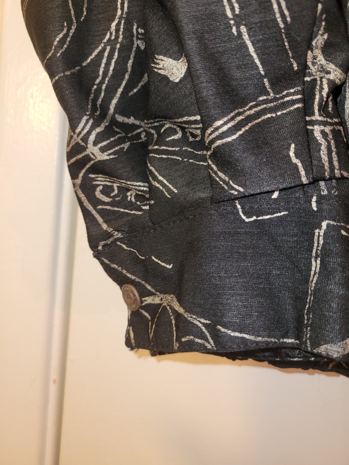Vintage 1990s, Jacket, Women&rsquo;s, Medium, Black and Gold Details