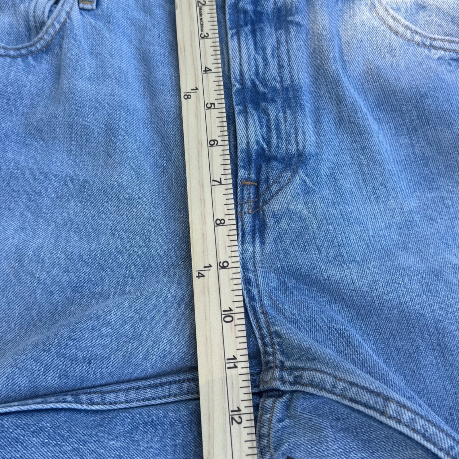 Everlane The 90s Forever Jean Light Wash Blue Organic Cotton Straight Leg 30R