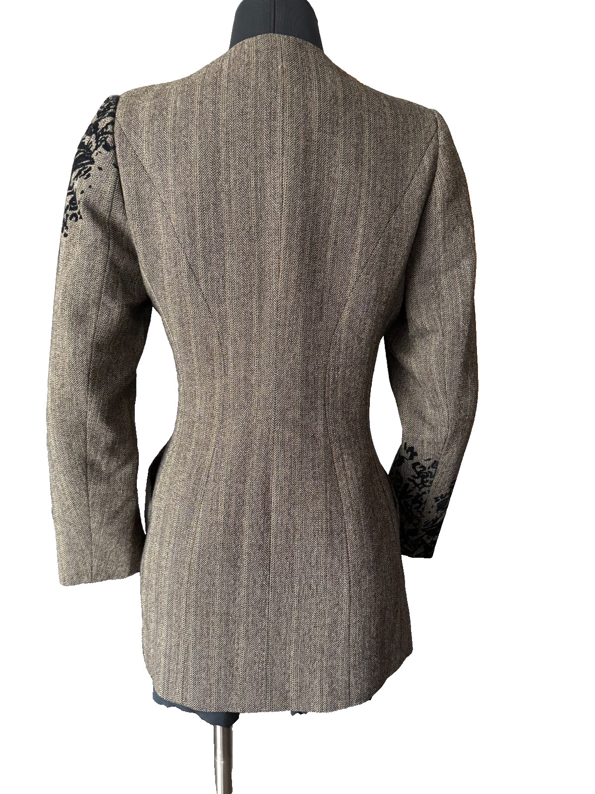 Vintage Christian Lacroix Paris Wool Blazer FR 38/S US Made in France