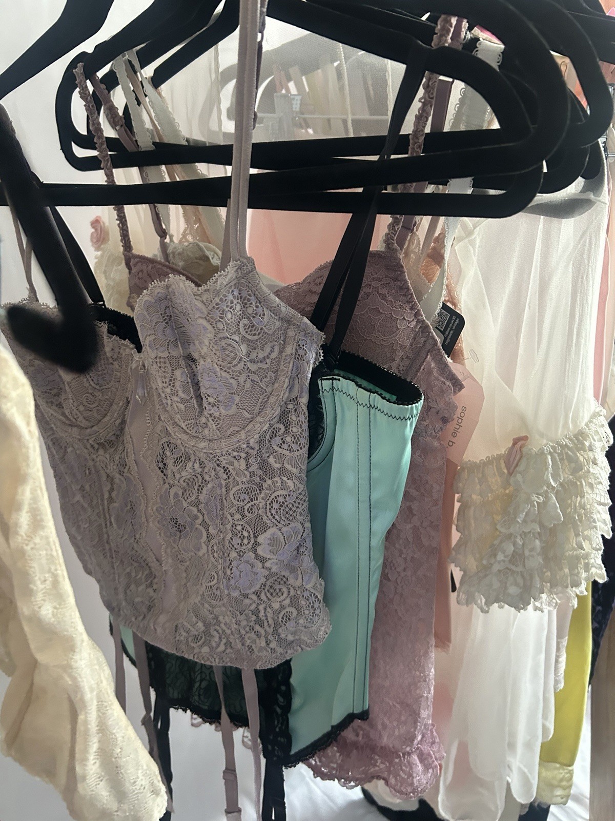 Wholesale Vtg Lingerie Slip Corset Bed Jacket Lot 20 Piece Excellent Condition