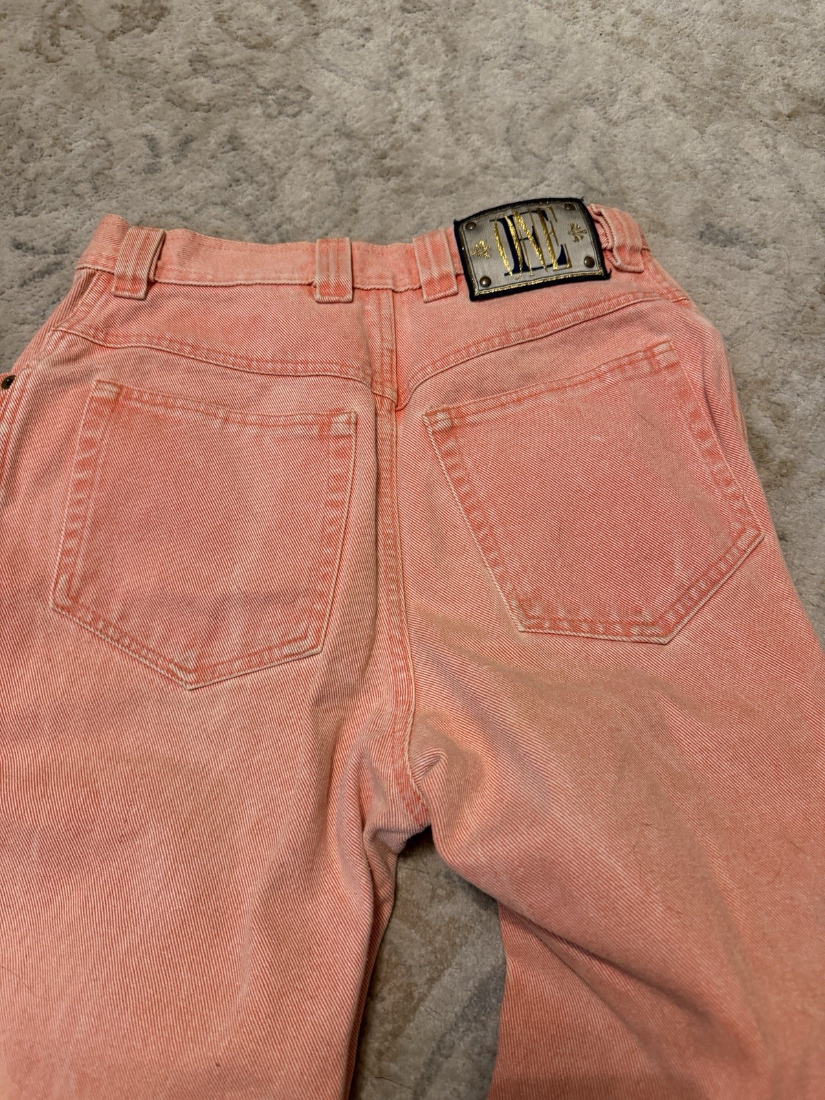 Vintage Women’s Escada Peach Jeans See Description For Size