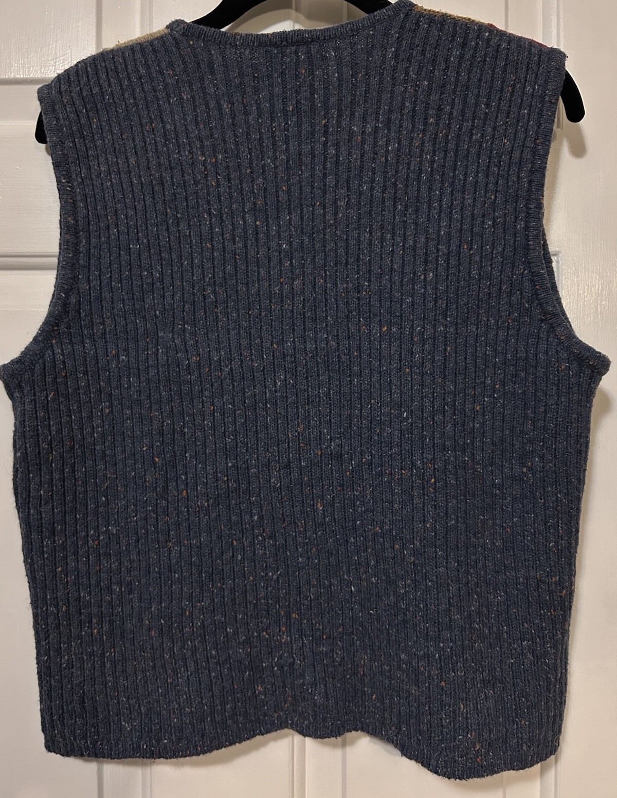 Vintage 90s Patchwork Floral Sweater Vest Grannycore Teacher Grandma Cottagecore