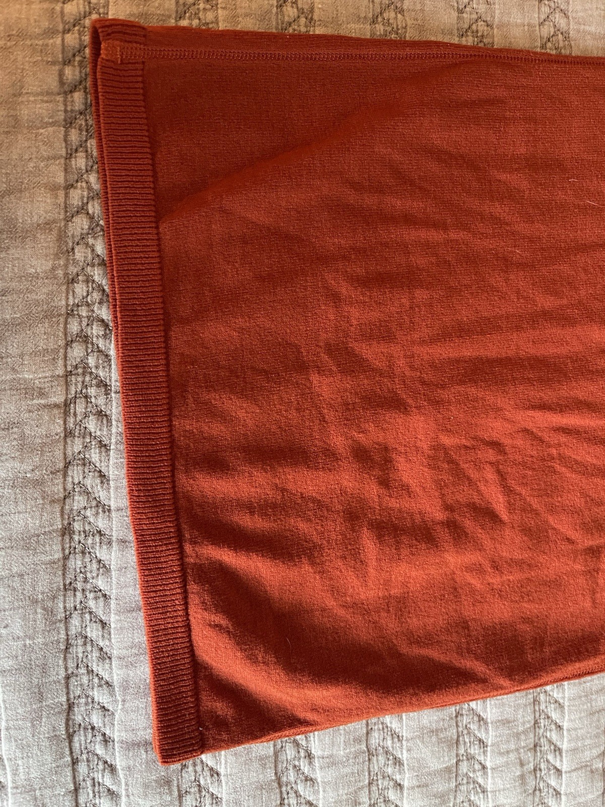 Vintage 70s Courreges Sheer Patch Pocket Logo T-Shirt Burnt Orange – SEXY!
