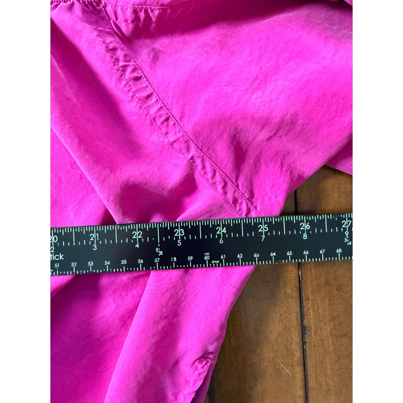 Head Silk Bomber Jacket Womens Medium Pink 90s Vintage Ruched Zip Funnel Neck