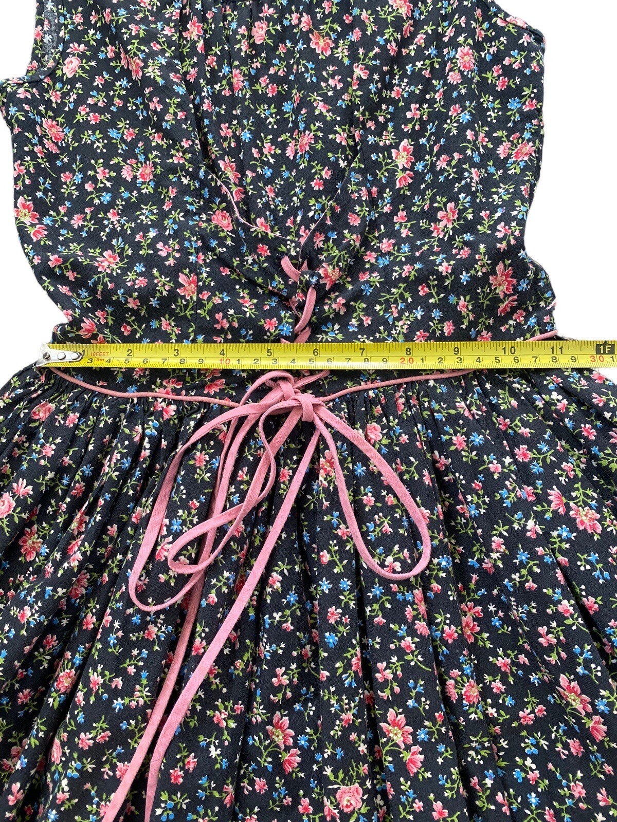 Gay Gibson Cottagecore Dress Corset Milk Maid Coquette Prairie XS-S? 60s 70s
