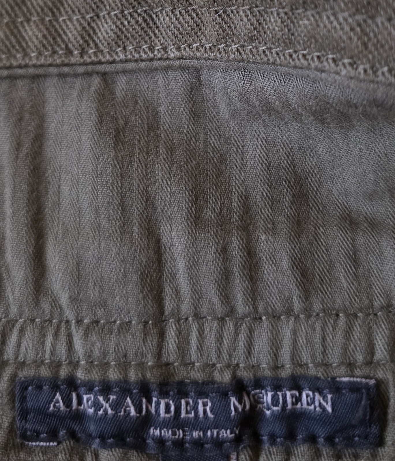 Rare 2003 Alexander McQueen Wide Leg Cargo Pants Unisex Archival Size 42