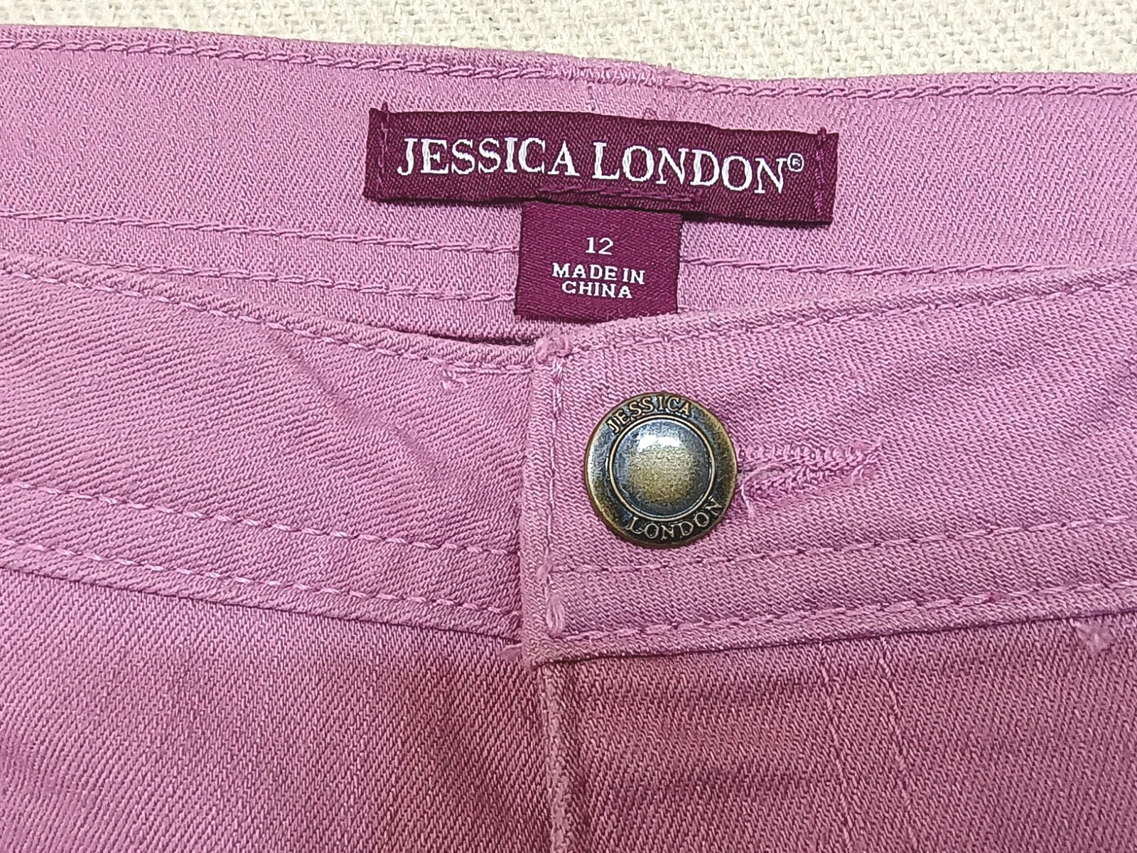 Jessica London Stretch Pencil Skirt Women&rsquo;s Sz 12 Lavendar Pencil 34&Prime;W 23&Prime;L