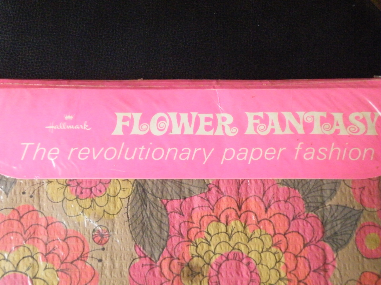 Vintage Hallmark Flower Fantasy Paper Fashion Party Dress Large 16-18 FREE SHIP