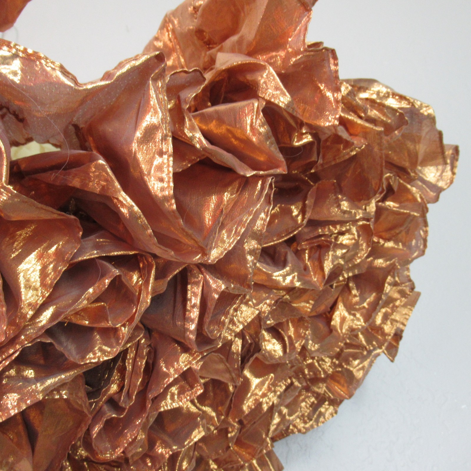 Million Dollar Petticoat Square Dance M Ruffles Metal Copper 3 Tiers 2 Layers