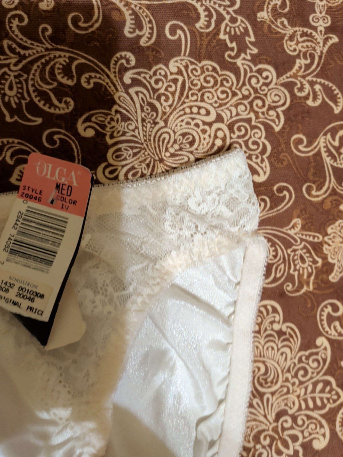 Vintage Olga Satin Brief Panties Size Medium