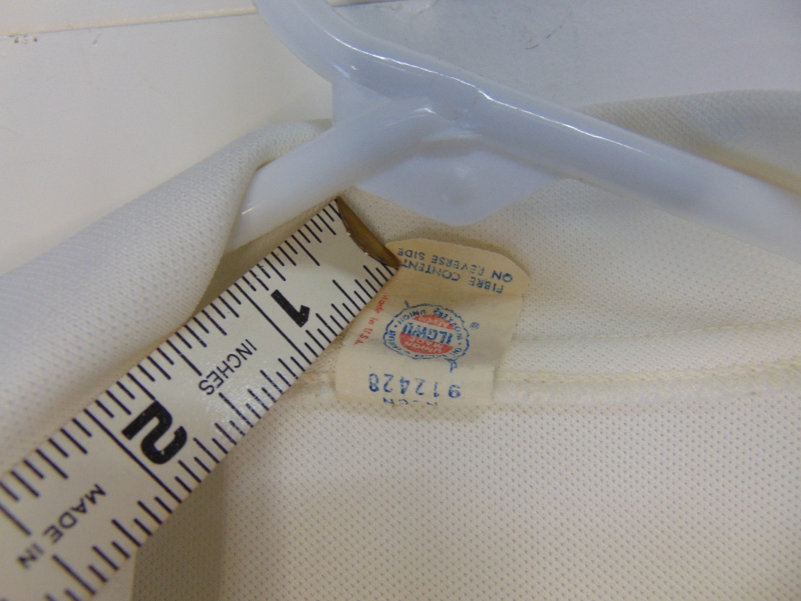 Bamboo Patterned Vintage 1970s Polyester Blouse Womens Button up Made in USA