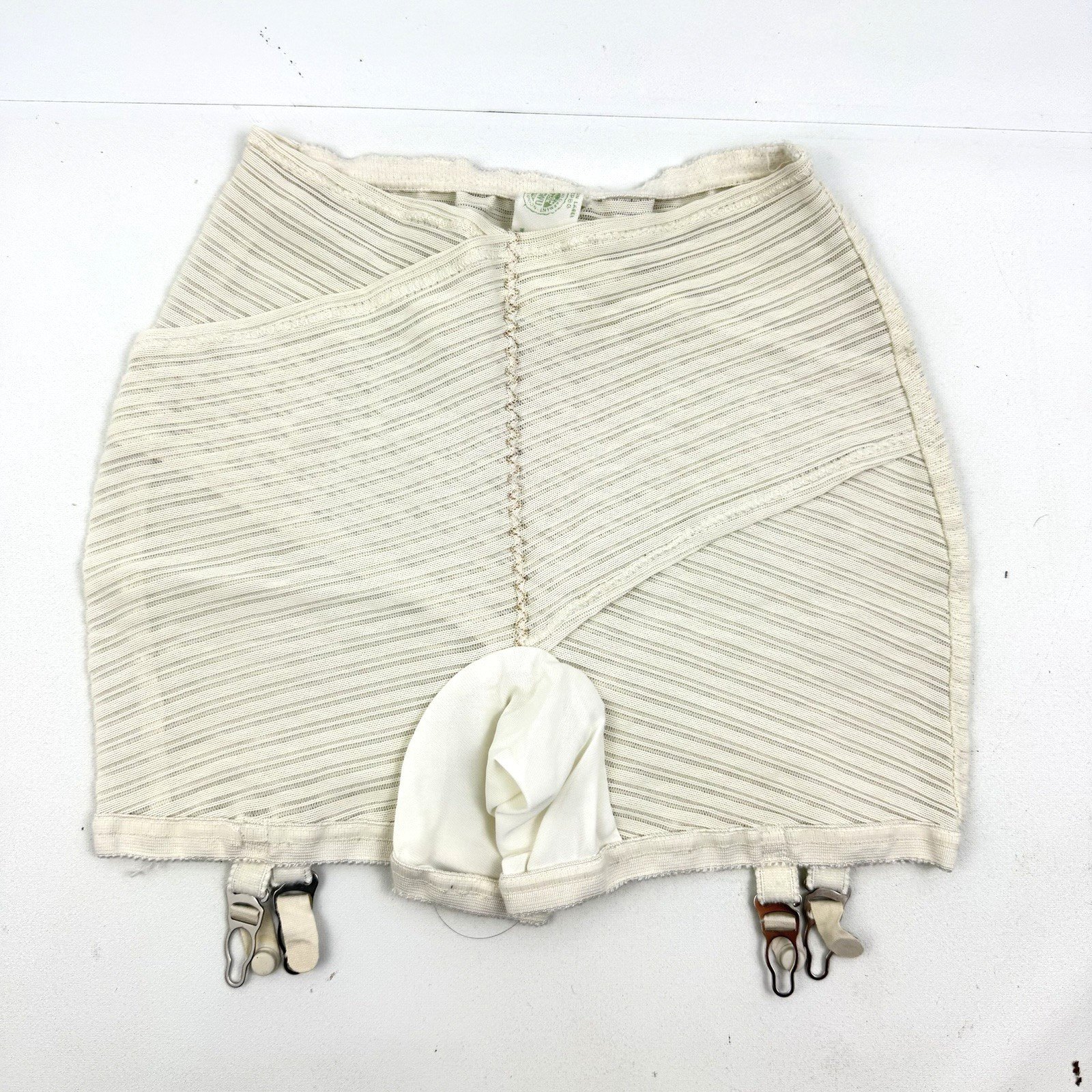 Vintage Willoform Tantaline Girdle w/ 4 Garters Large Lingerie Shape Wear