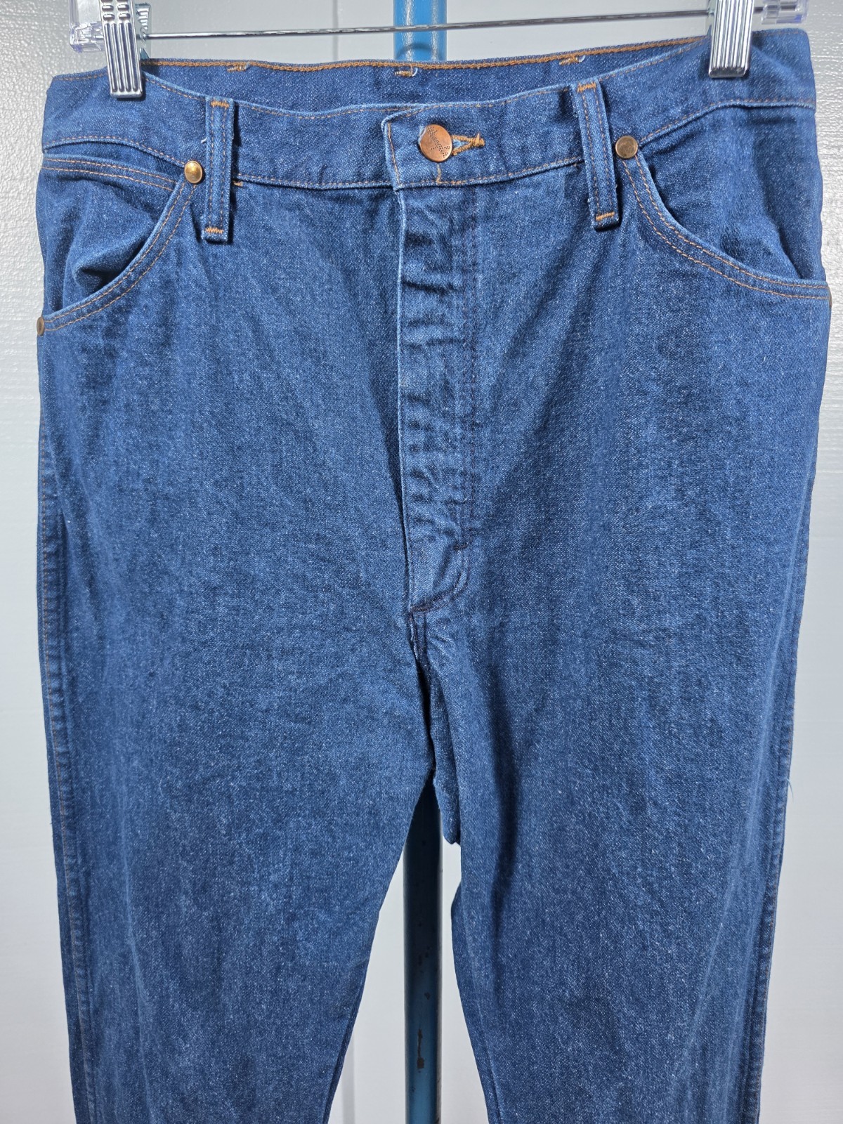 Vintage Wrangler 14MWZG Women&rsquo;s Cowboy Cut Slim Fit Jeans Made in USA 13×34