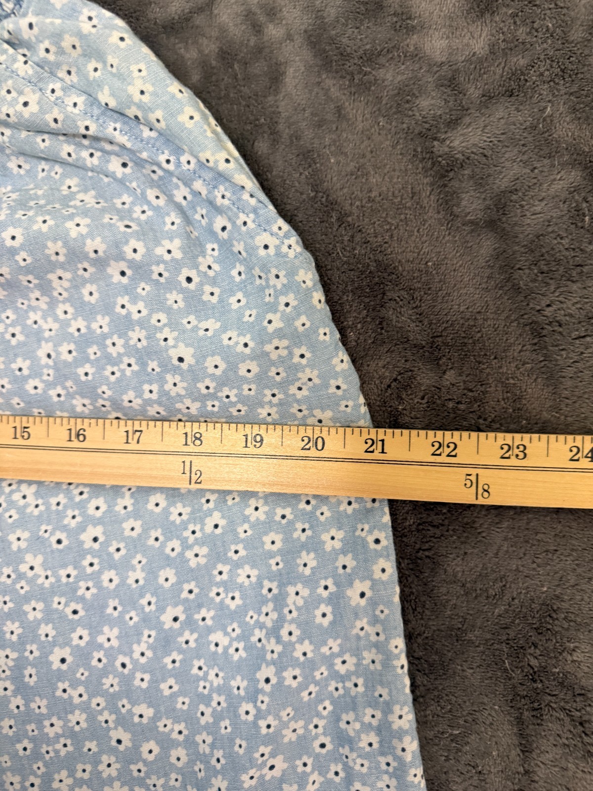 American Eagle Floral Boho Cottage Smocked Waist Wide Leg High Waist Pants Small