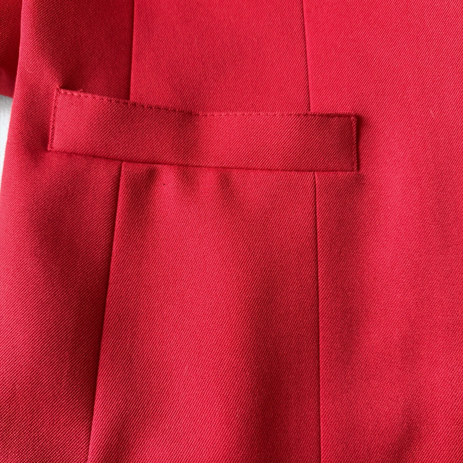 Vtg Koret Red Polyester Blazer Jacket Women&rsquo;s Size L