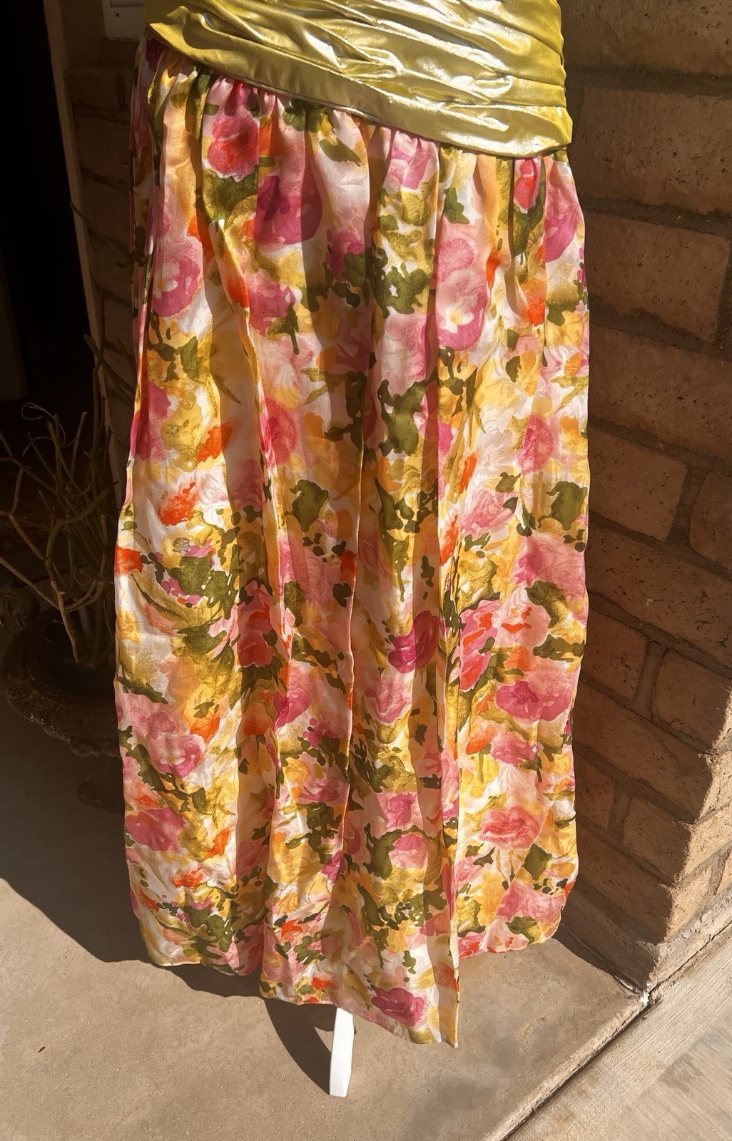 Vintage Exquisite Eugene Alexander Floral Fairy Silk Organza Gown!!! Size 4 Sml