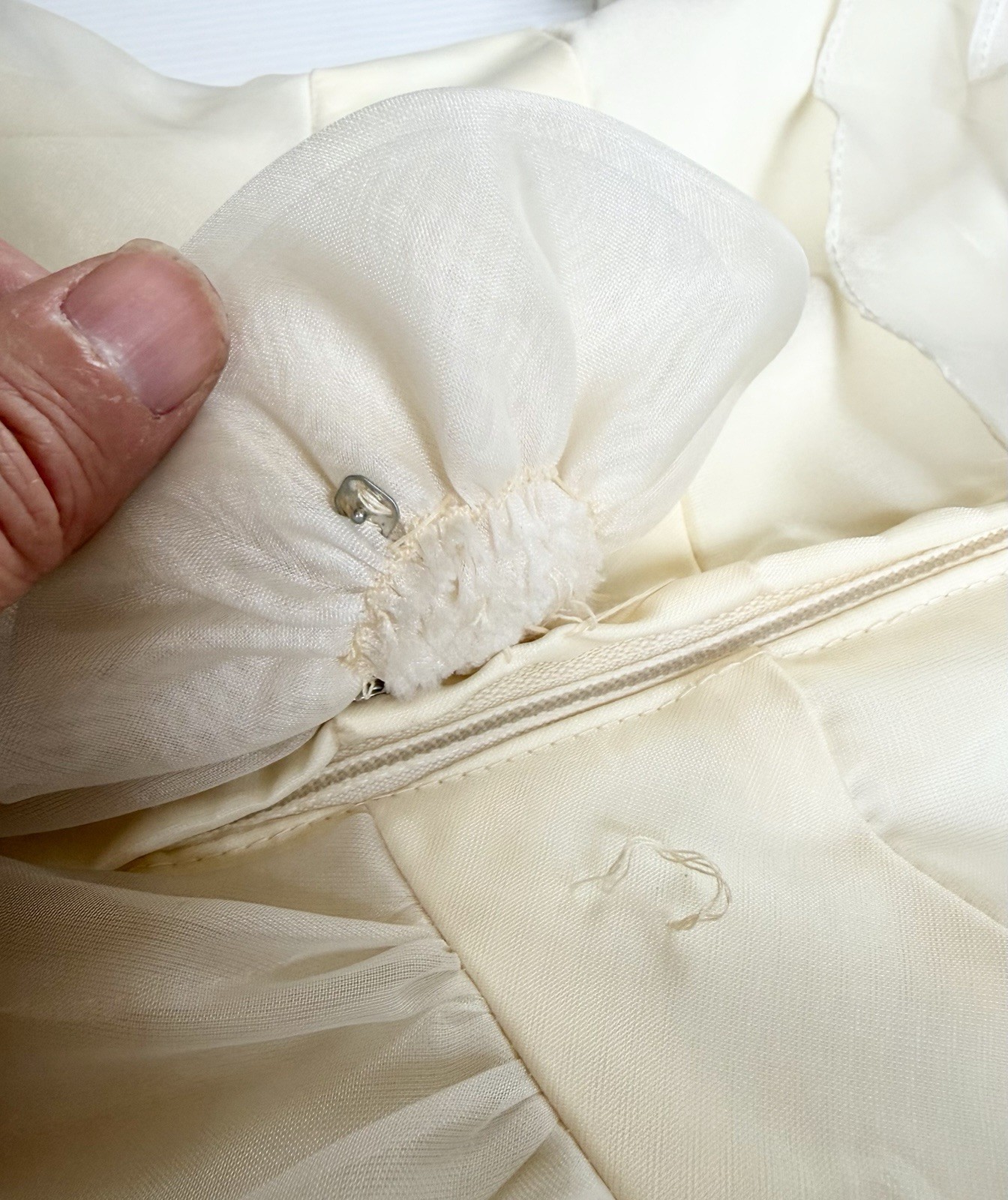 Vintage Pale Yellow Lorrie Deb Gown, Ruffles, Prom Dress