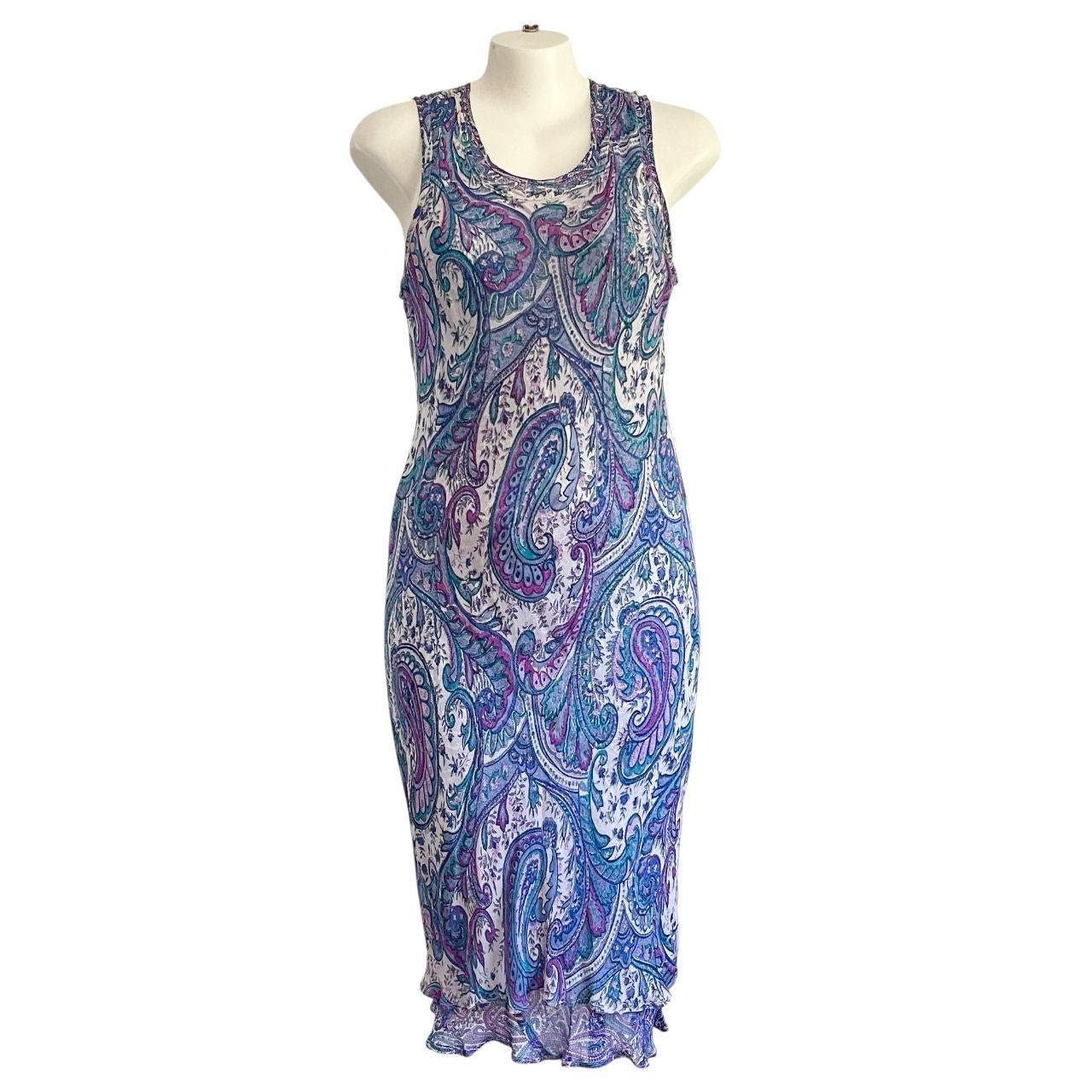 Paradise Plus Multicolor Stretch Dress: 90s, Y2K